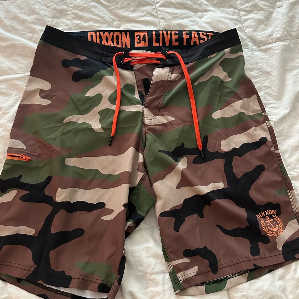 Dixxon Men's Camouflage Swim Shorts